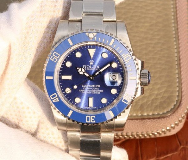 Rolex Submariner 116619 LB Blue Ceramic V7 Noob Best Edition A2836