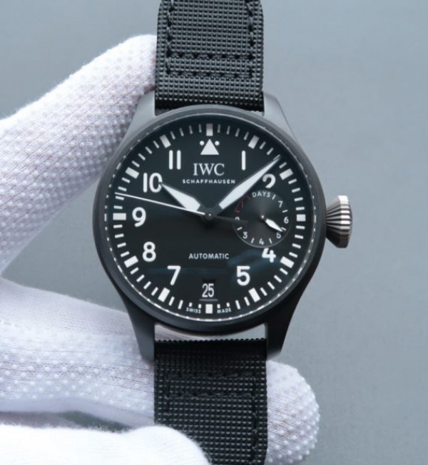 IWC ZF Big Pilot IW502001 Real Ceramic Nylon Strap