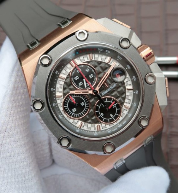 Audemars Piguet JF Royal Oak Offshore 26568OM RG Cermet Bezel Michael Schumacher