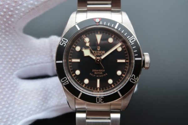 Tudor Heritage Black Bay Black Dial ZF SS Bracelet A2824