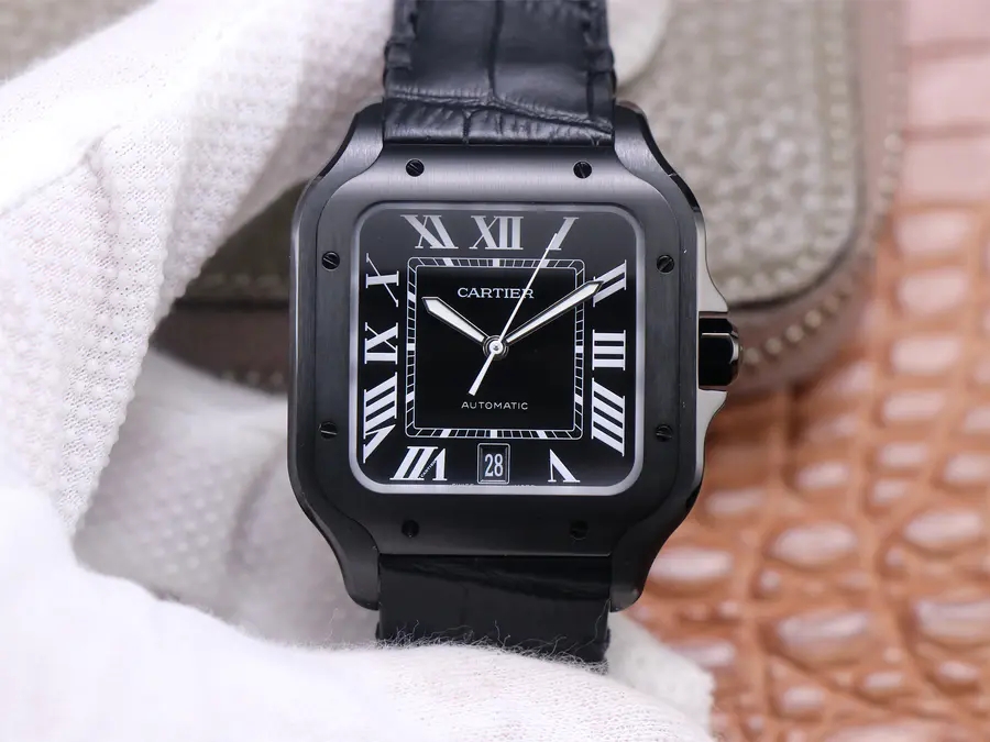 Cartier Santos DLC S38.5MM Diameter - 1:1 Superclone