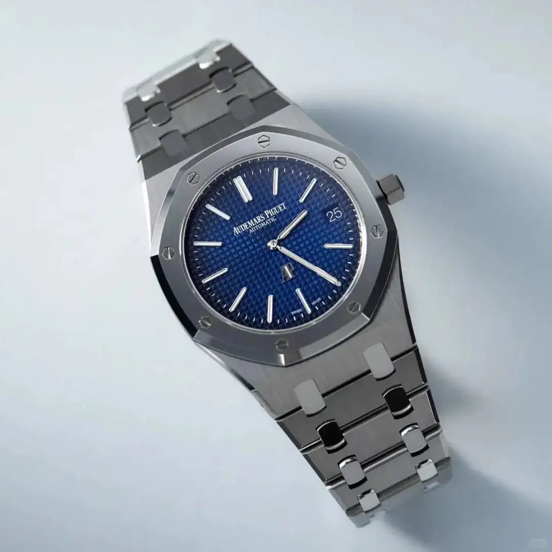 Audemars Piguet Royal Oak Jumbo Extra-Thin Blue 15202IP.OO.1240IP.01 - view 3