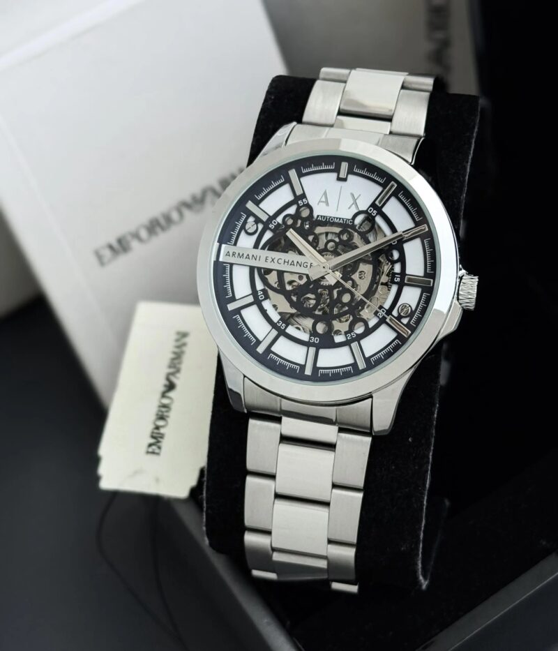Armani Exchange Hampton AX2416 Silver And Blue Dial