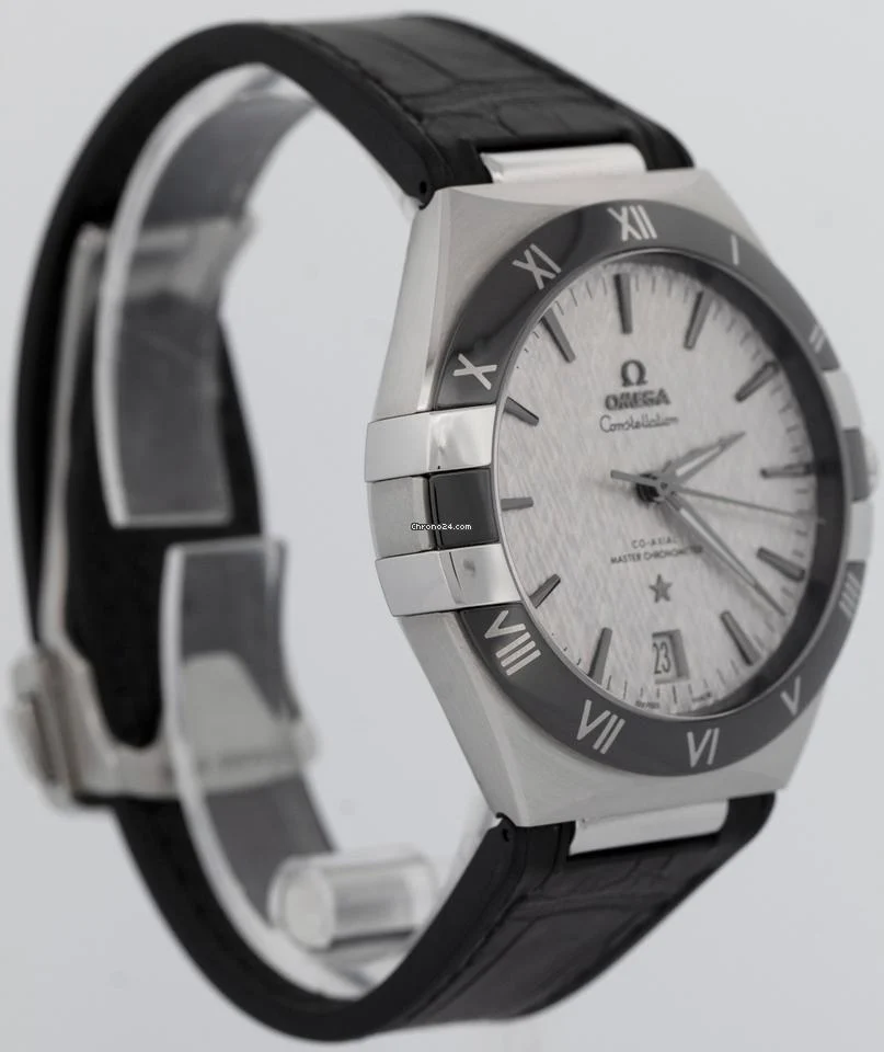 Omega Constellation Men Automatic Grey Rubber Watch O13112412106001 - view 3