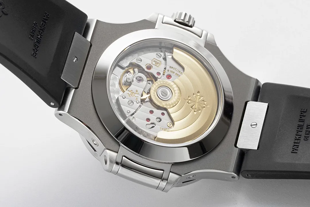 Patek Philippe Blue Nautilus Rubber Watch - view 9