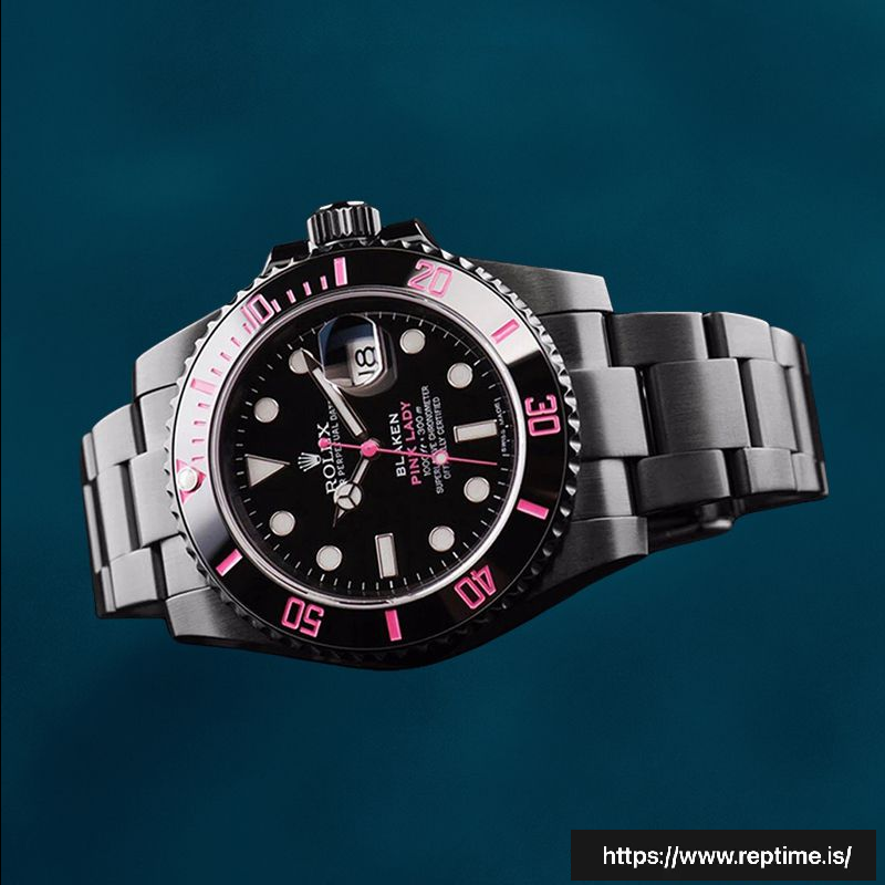 Rolex Submariner 40mm Men’s PINKLADY Black Dial Watch - view 4