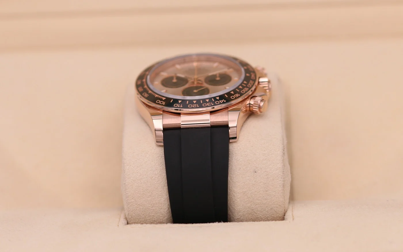 Superclone Rolex Daytona 40 mm Sundust Dial in Everose Gold 126515LN - view 5