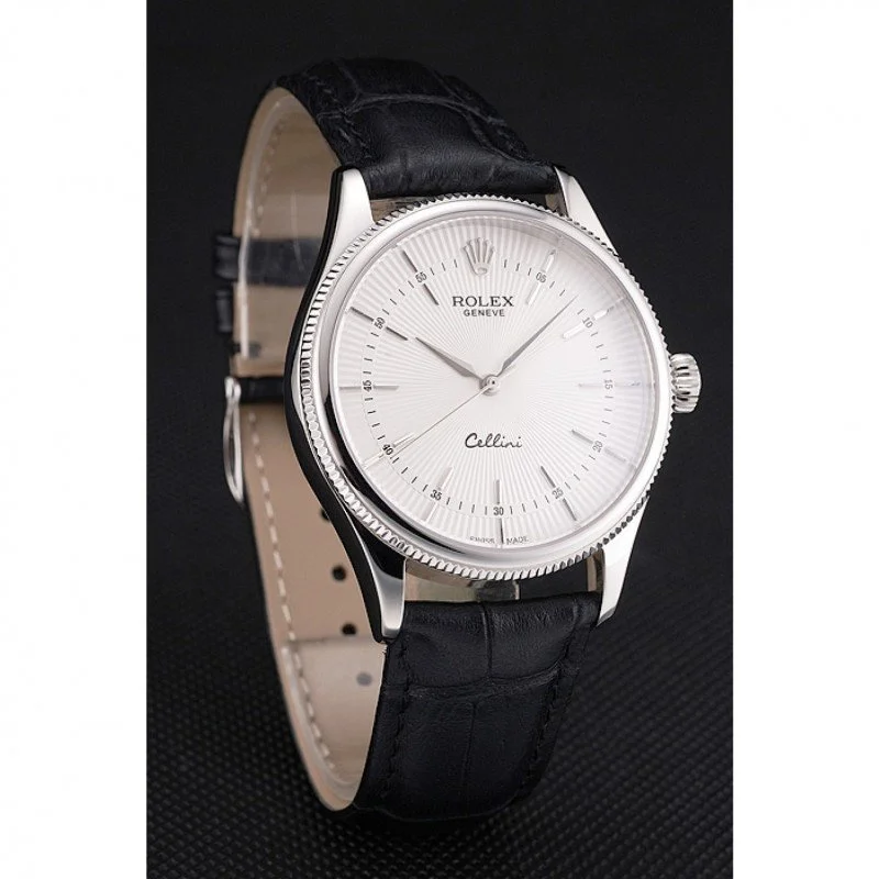 Superclone Rolex Cellini 38mm White Dial REP016805 - view 4
