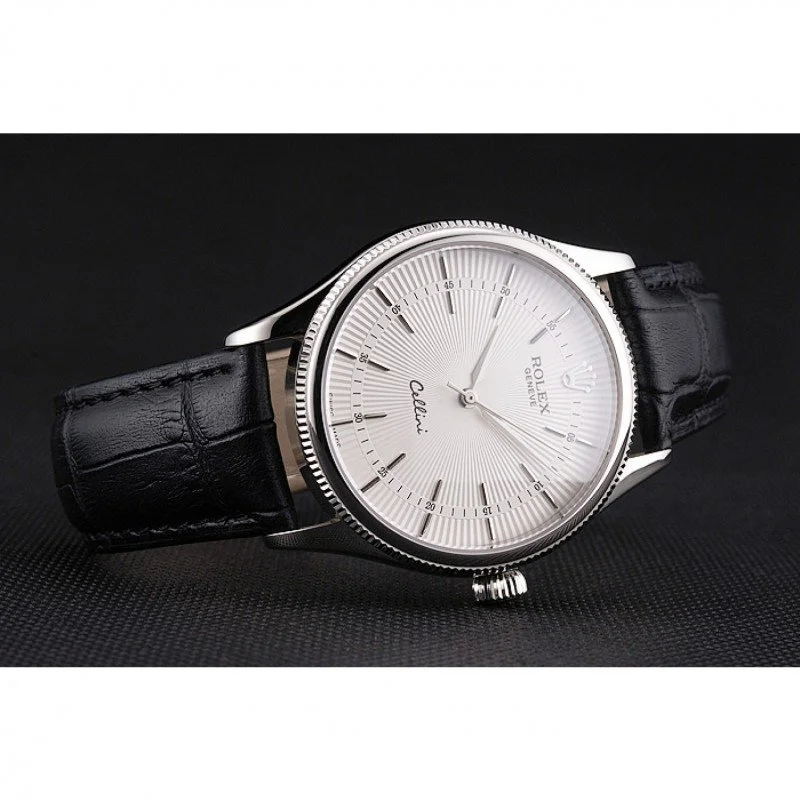 Superclone Rolex Cellini 38mm White Dial REP016805 - view 6
