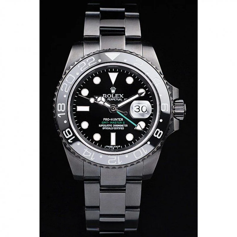 Superclone Rolex GMT-Master II 39mm Black Dial REP016828 - view 3