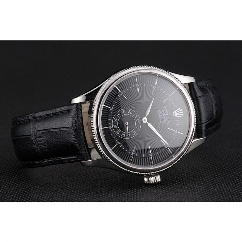 Superclone Rolex Cellini 38mm Black Dial REP016790 - view 6