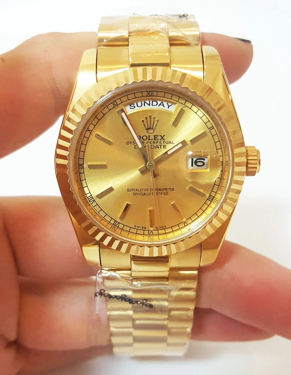 Rolex Day-Date 36mm Champagne Dial 1803 - view 5