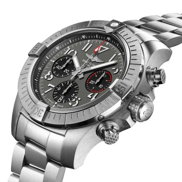 Breitling Avenger Men Automatic Grey Stainless Steel Watch AB01821A1B1A1 - view 3