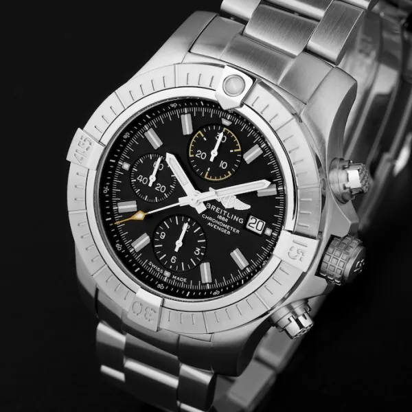 Breitling Avenger Men Automatic Black Stainless Steel Watch A13317101B1A1 - view 7