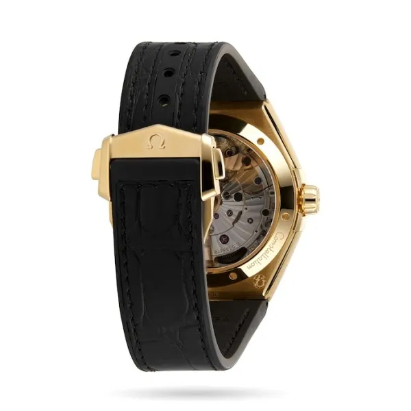 Omega Constellation Men Automatic Black Leather Watch O13163412101001 - gallery