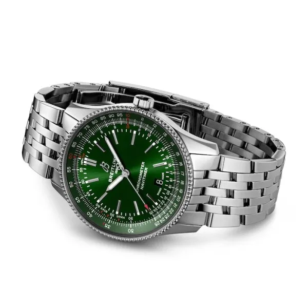 Breitling Navitimer Men Automatic Green Stainless Steel Watch A17326361L1A1 - gallery