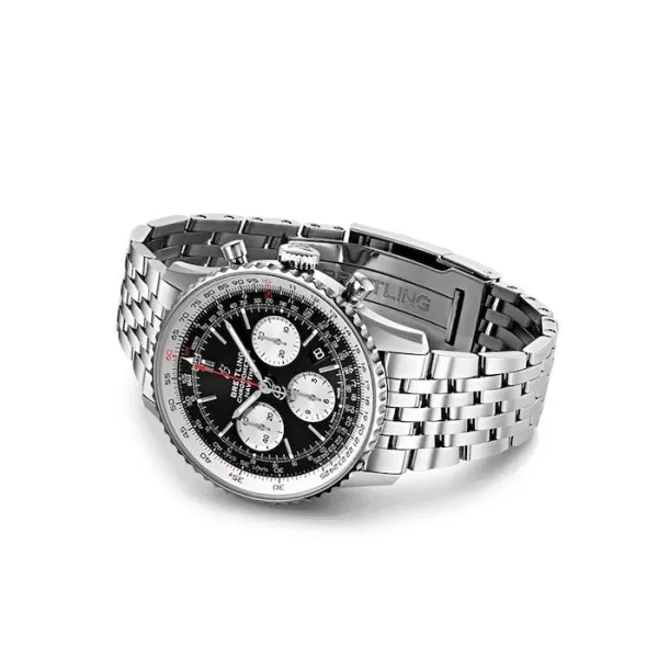 Breitling Navitimer Men Automatic Black Stainless Steel Watch AB0121211B1A1 - view 4