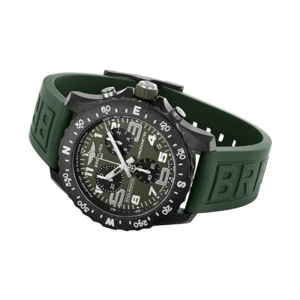 Breitling Endurance Pro Men Quartz Green Rubber Watch X823106B1L1S1 - view 5