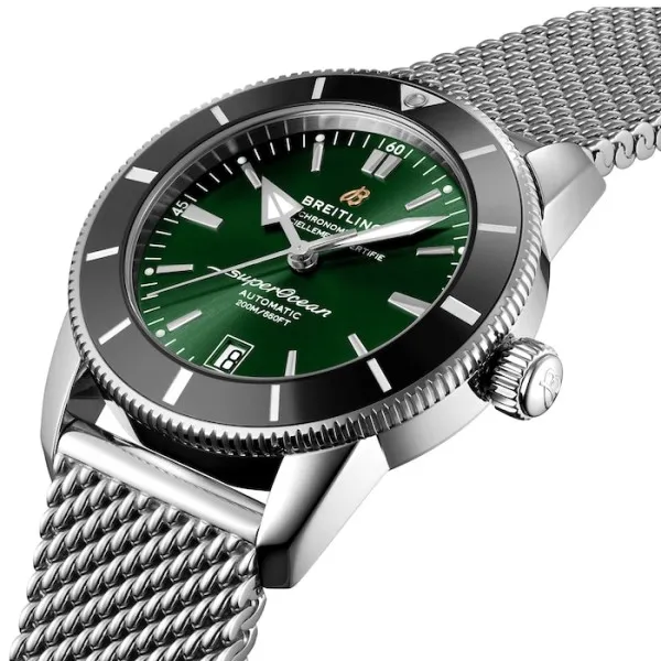 Breitling Superocean Heritage Men Automatic Green Stainless Steel Watch AB2010121L1A1 - view 3