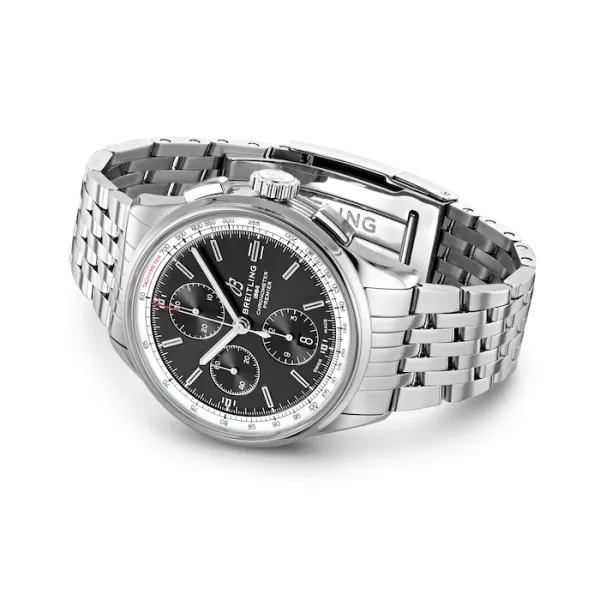 Breitling Premier Men Automatic Black Stainless Steel Watch A13315351B1A1 - view 4