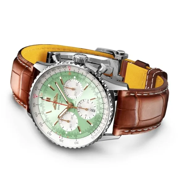 Breitling Navitimer Men Automatic Mint Alligator Watch AB0139211L1P1 - view 5