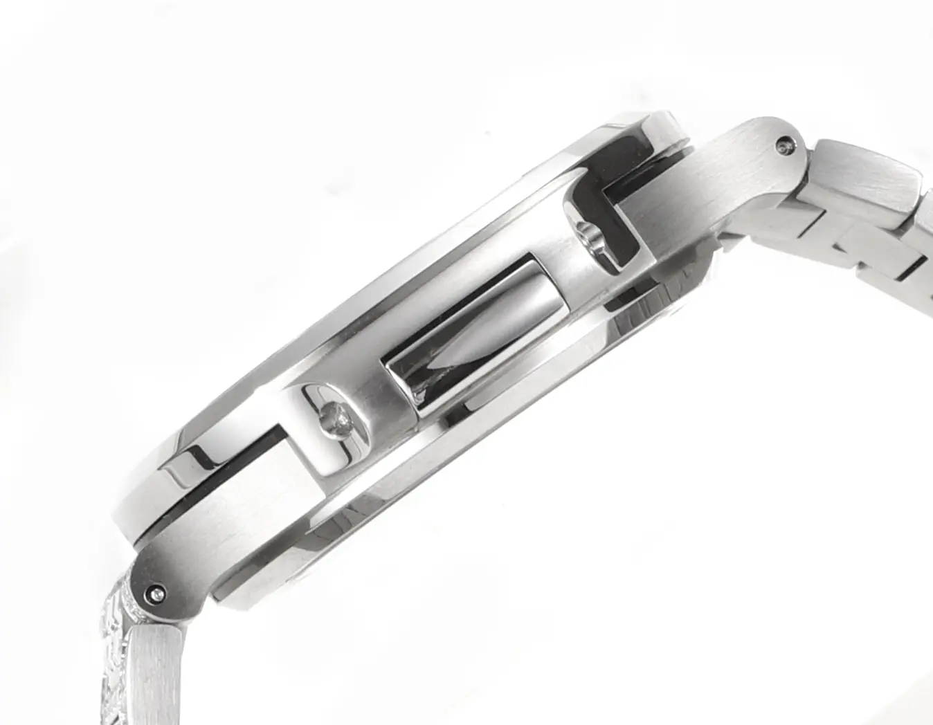 Patek Philippe White Gold Ruby Nautilus Watch - view 8