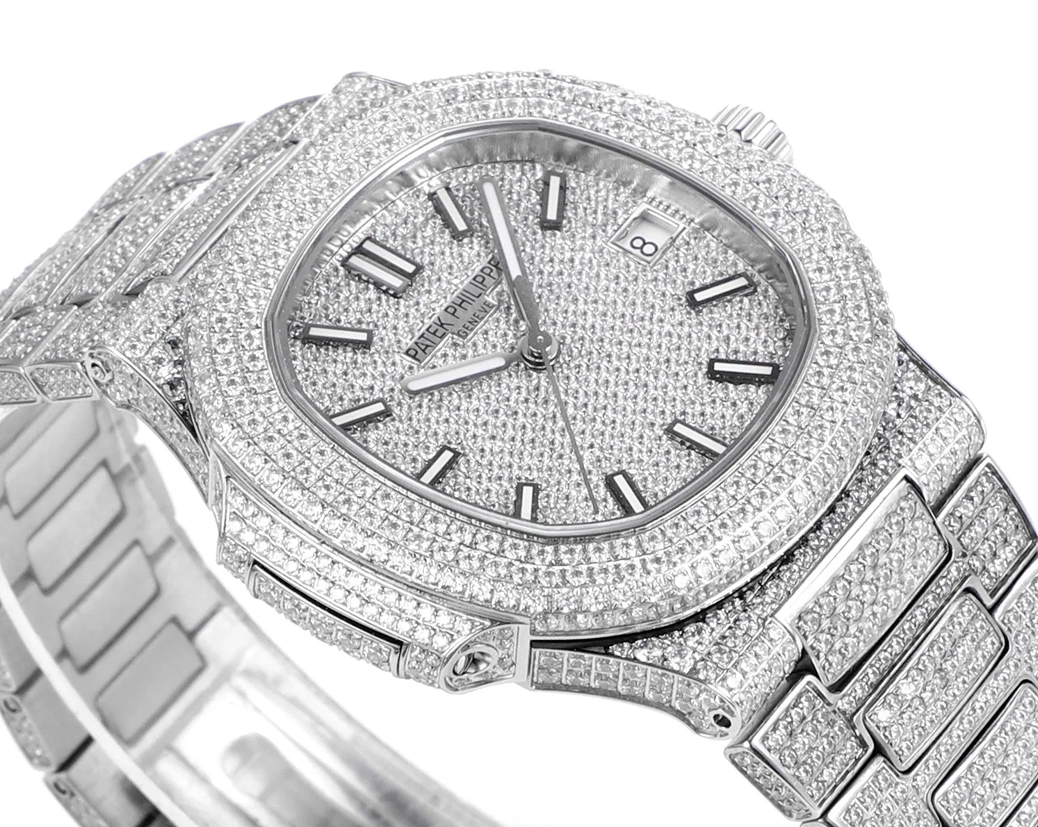 Patek Philippe Nautilus Platinum Watch - view 4