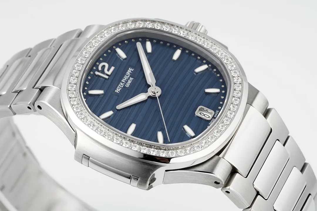 Patek Philippe Blue Nautilus Ladies Watch - view 5