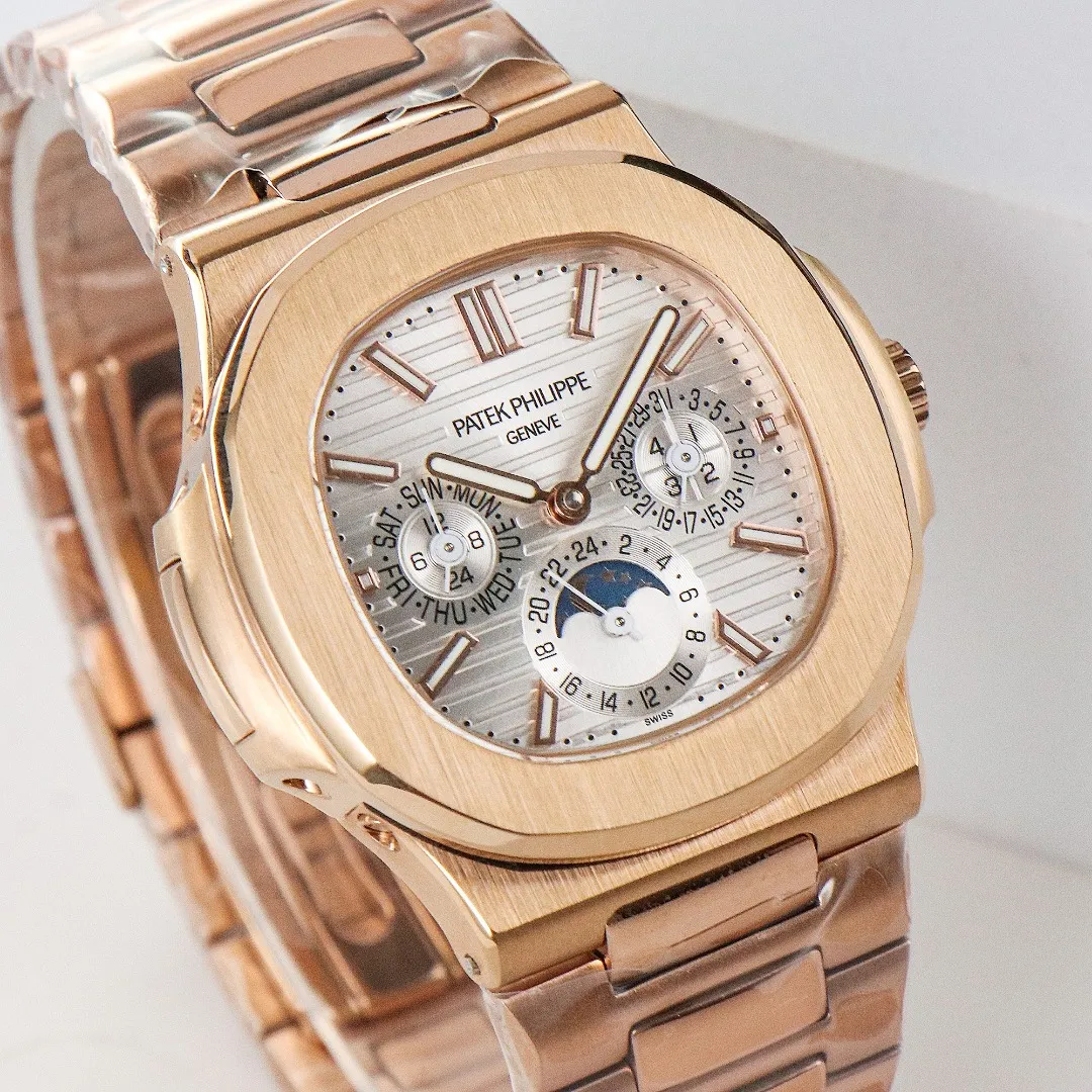 Patek Philippe Rose Gold Nautilus Watch - view 3