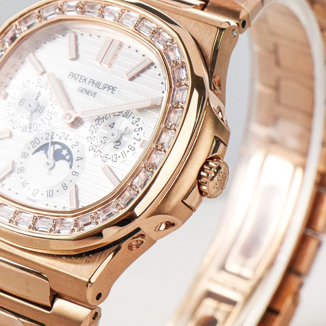 Patek Philippe Rose Gold Nautilus Watch - view 8