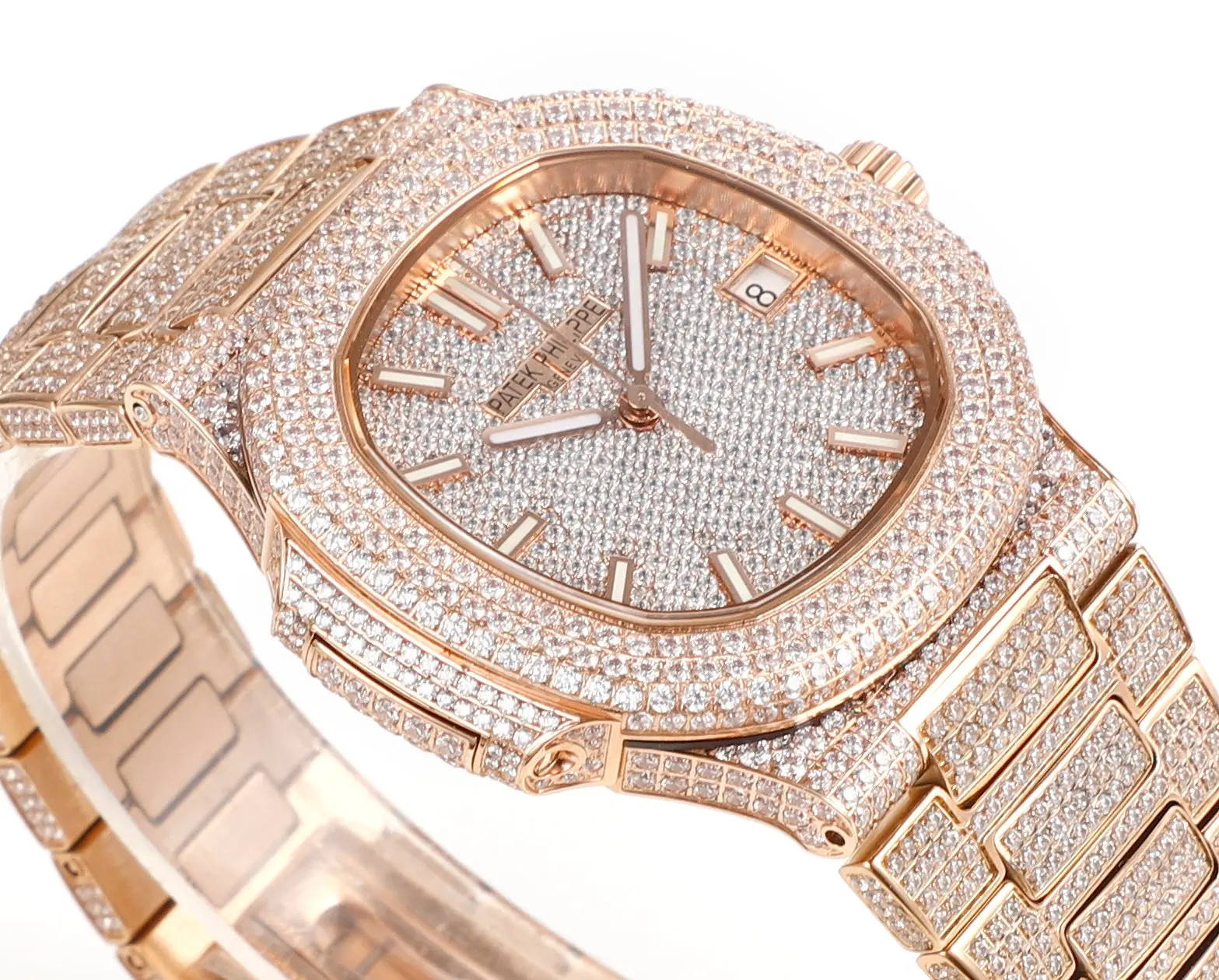 Patek Philippe Nautilus Rose Gold Watch - view 5