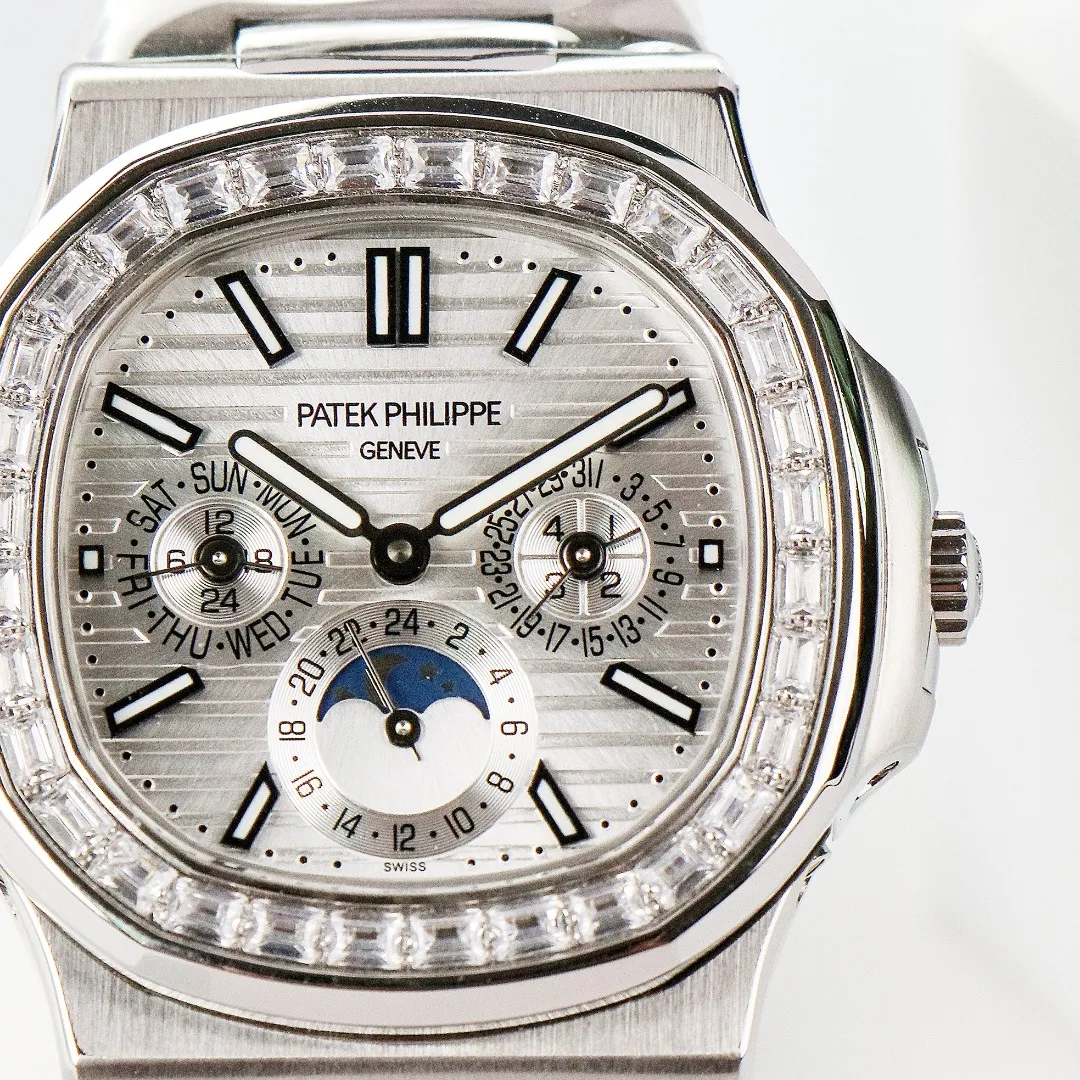Patek Philippe Silver Nautilus Watch - view 7