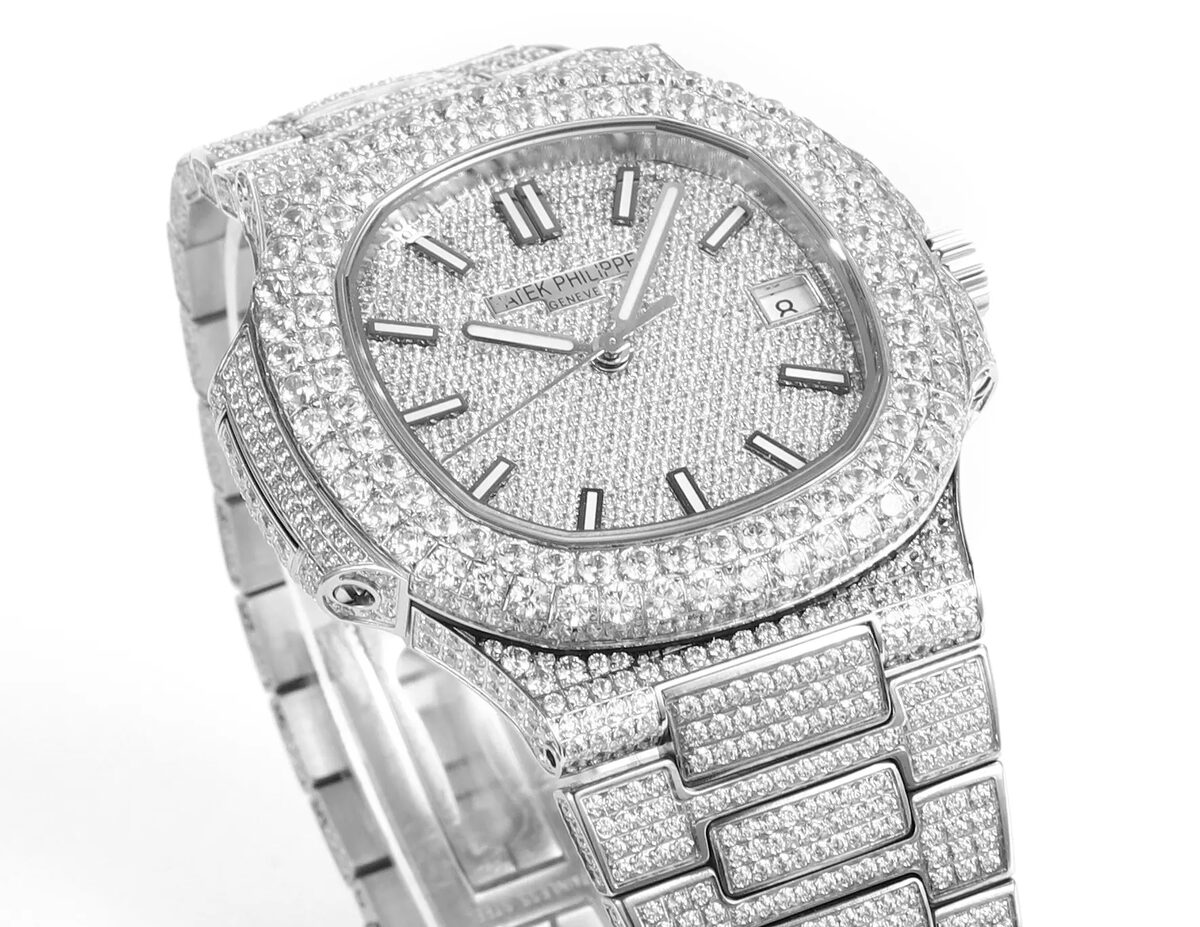 Patek Philippe Nautilus Full Star Platinum Watch - view 5