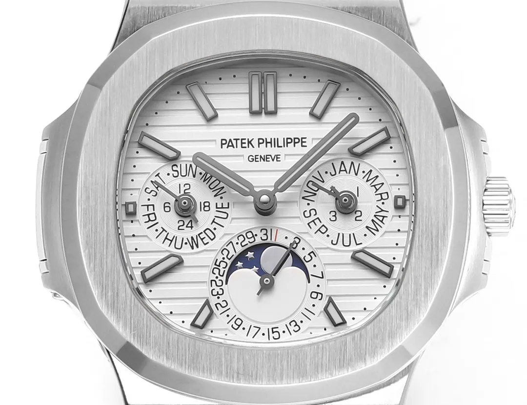 Patek Philippe Silver Nautilus Watch - view 3