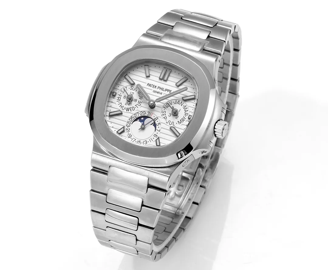 Patek Philippe Silver Nautilus Watch - view 4