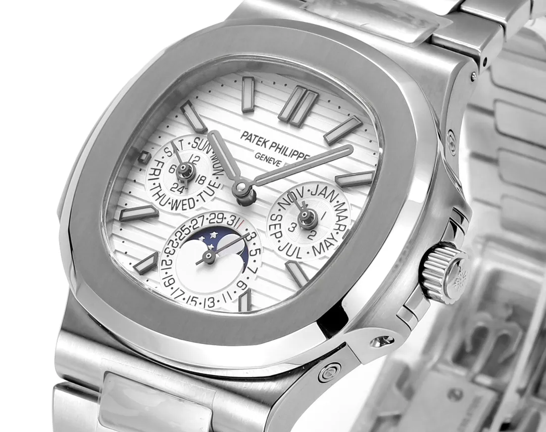 Patek Philippe Silver Nautilus Watch - view 5