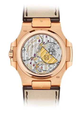 Patek Philippe Nautilus Moon Phase Rose Gold Watch 5712R-001 - view 3
