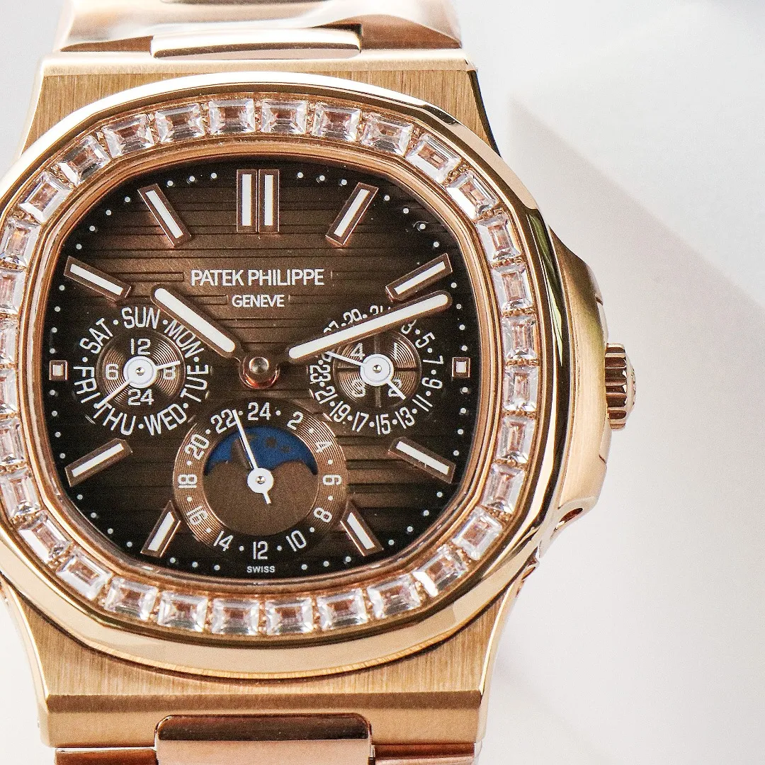 Patek Philippe Rose Gold Nautilus Watch - view 7
