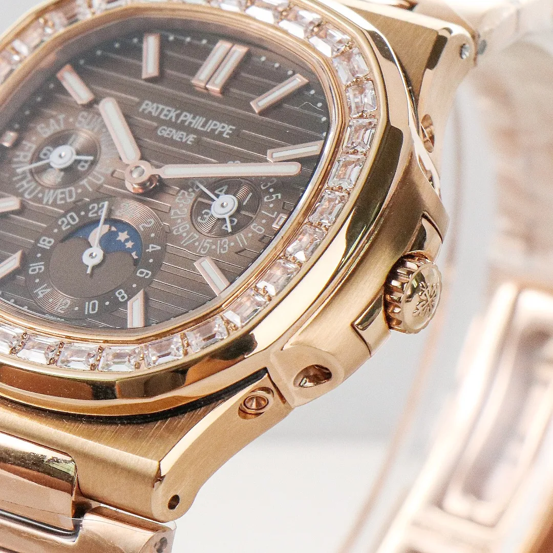 Patek Philippe Rose Gold Nautilus Watch - view 8