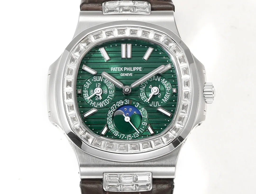 Patek Philippe Green Nautilus Watch - view 3