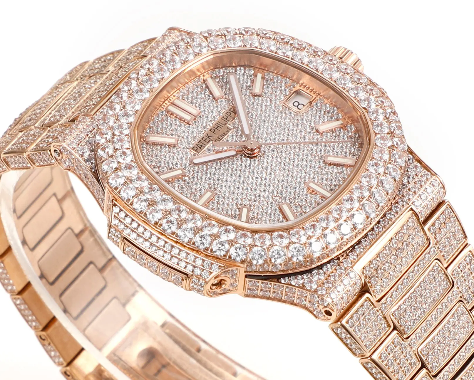 Patek Philippe Nautilus Rose Gold Watch - view 5