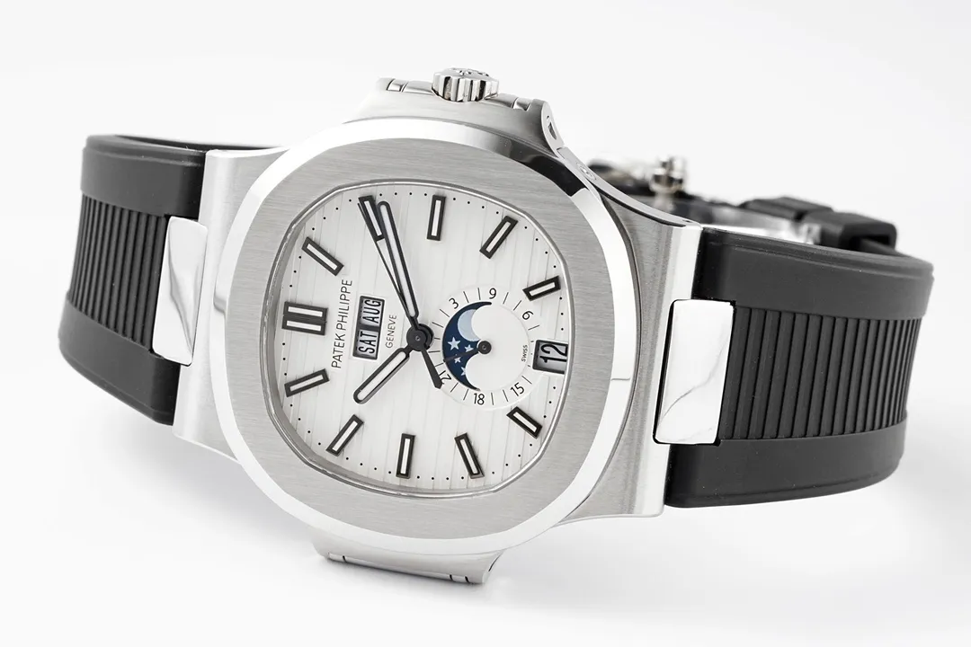 Patek Philippe Blue Nautilus Rubber Watch - view 8