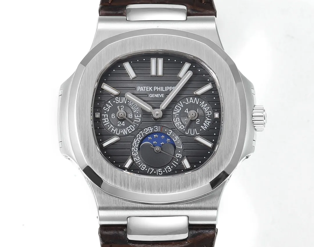 Patek Philippe Nautilus Grey Perpetual Watch - view 3
