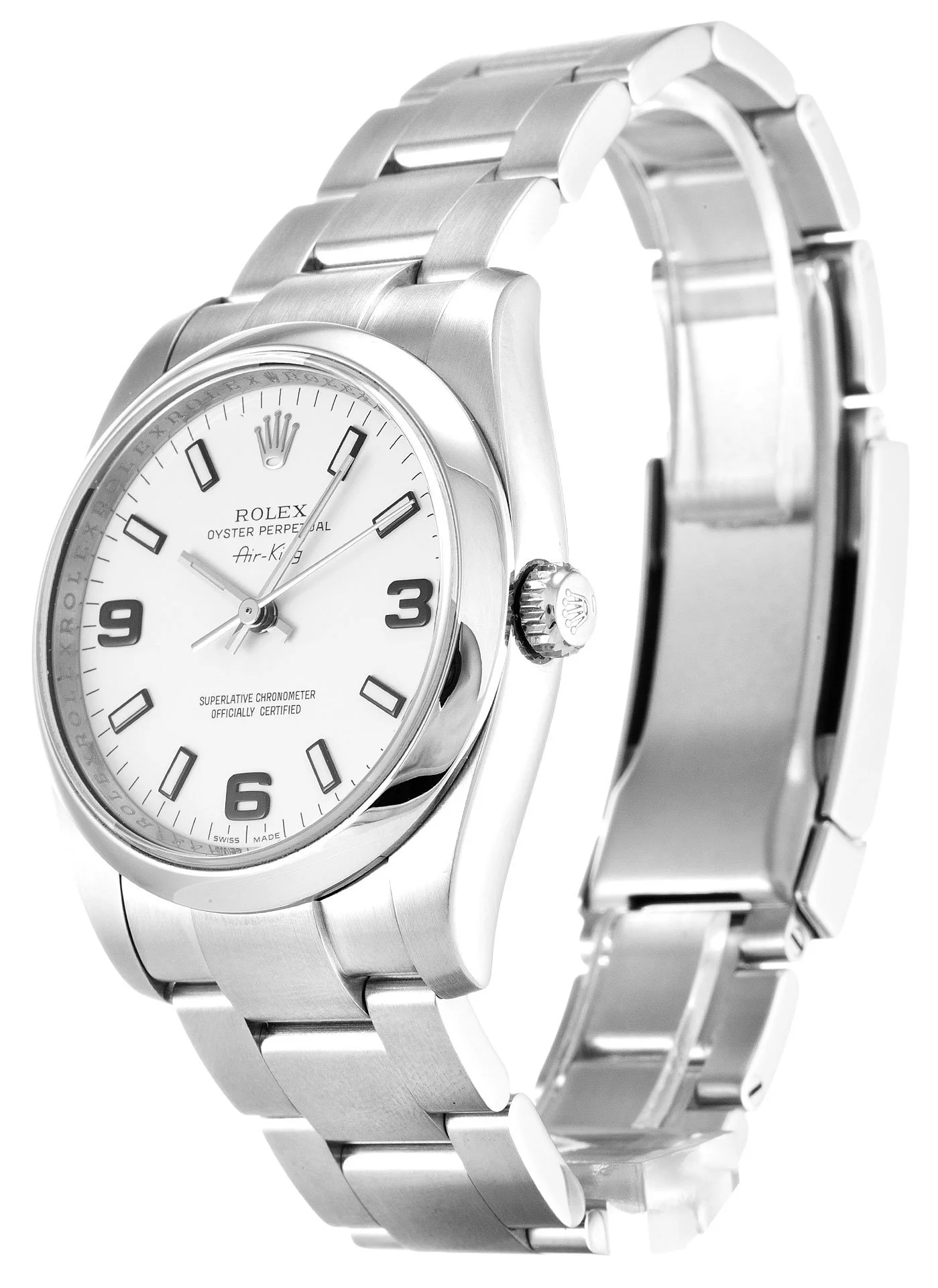 Rolex Air-King 34mm White Dial 114200 - view 3