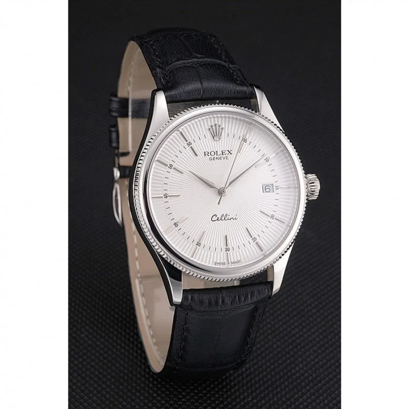 Superclone Rolex Cellini 38mm White Dial REP016802 - view 4