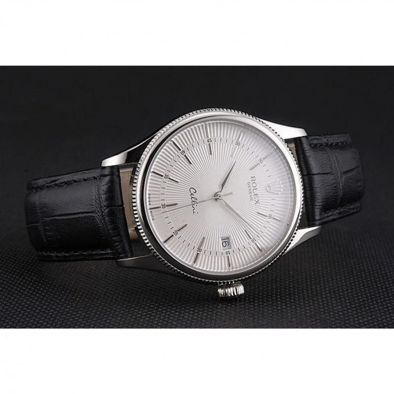 Superclone Rolex Cellini 38mm White Dial REP016802 - view 5