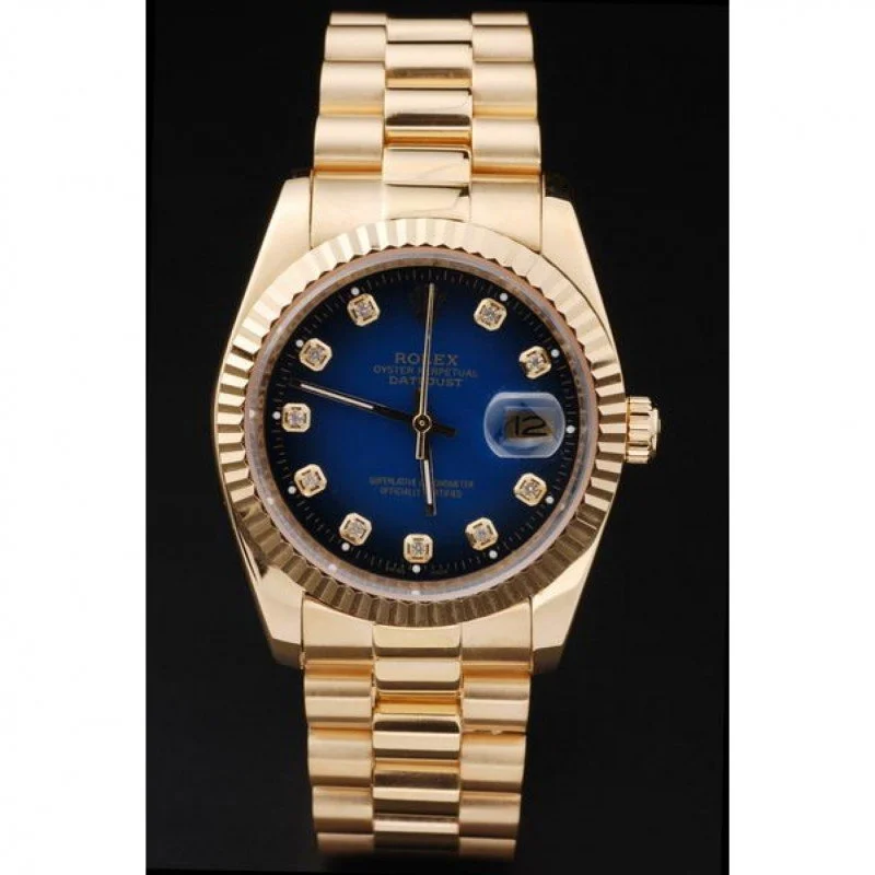 Superclone Rolex Datejust 36mm Blue Dial SRL71 - gallery