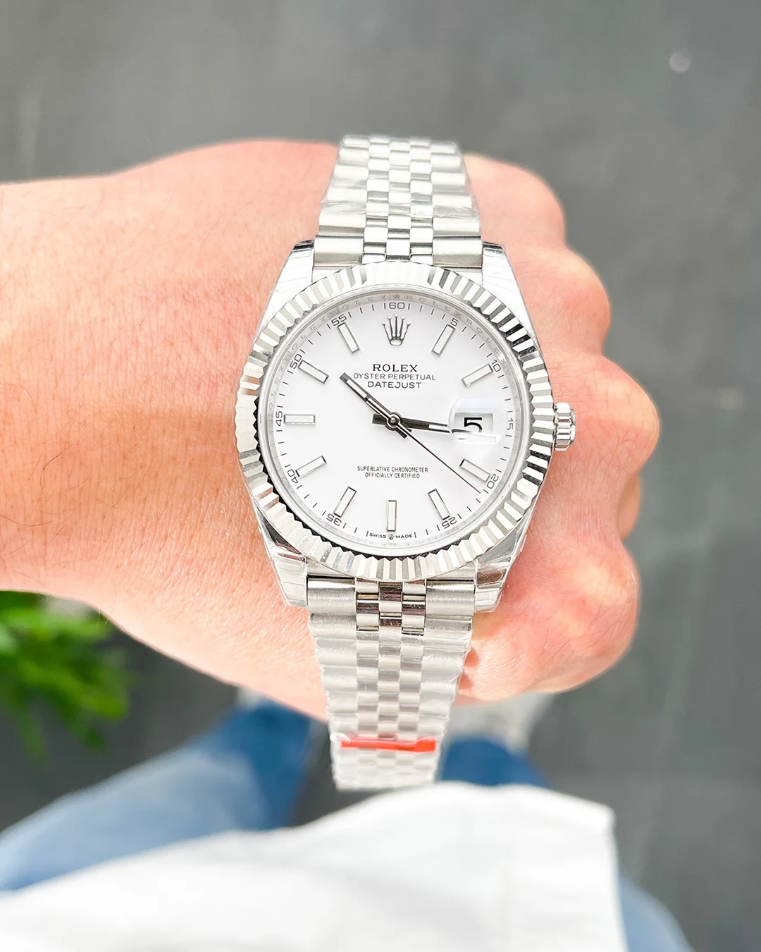 Rolex Datejust 41mm White Dial 126334 Jubilee Flutted - gallery