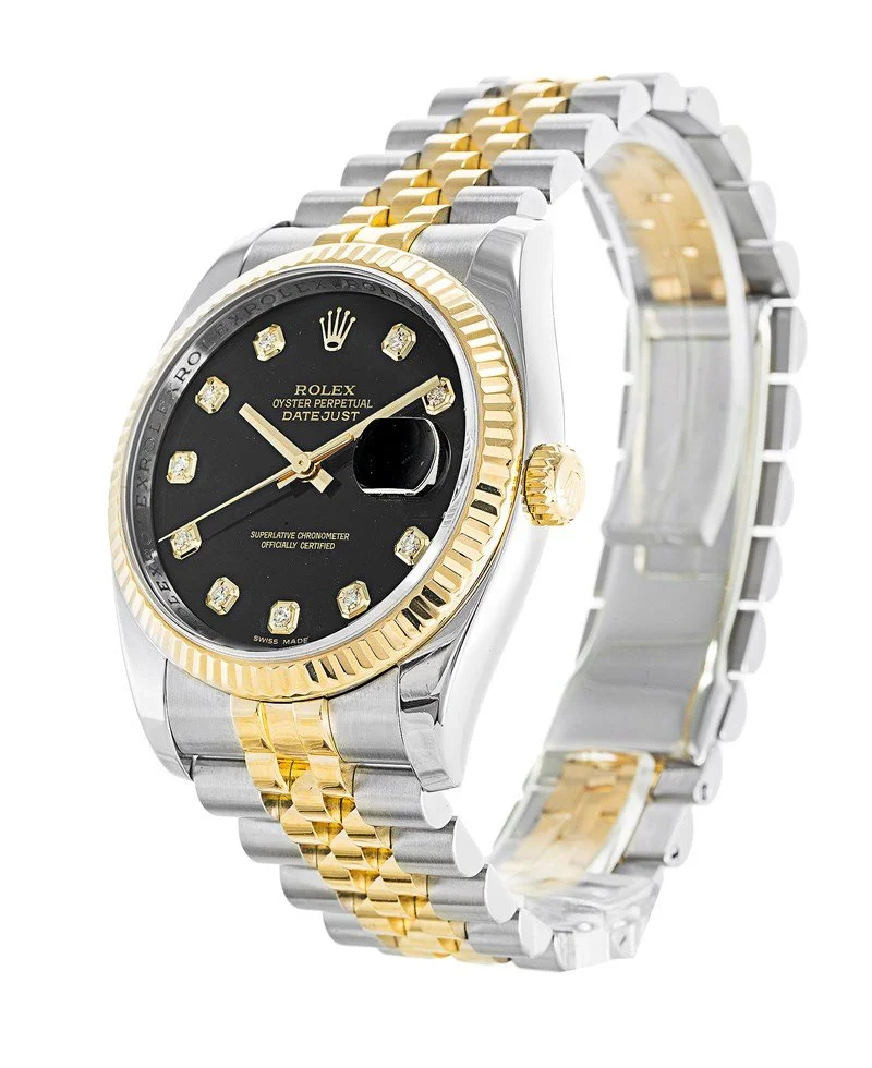 Rolex Datejust 36mm Black Dial 116233 - view 3