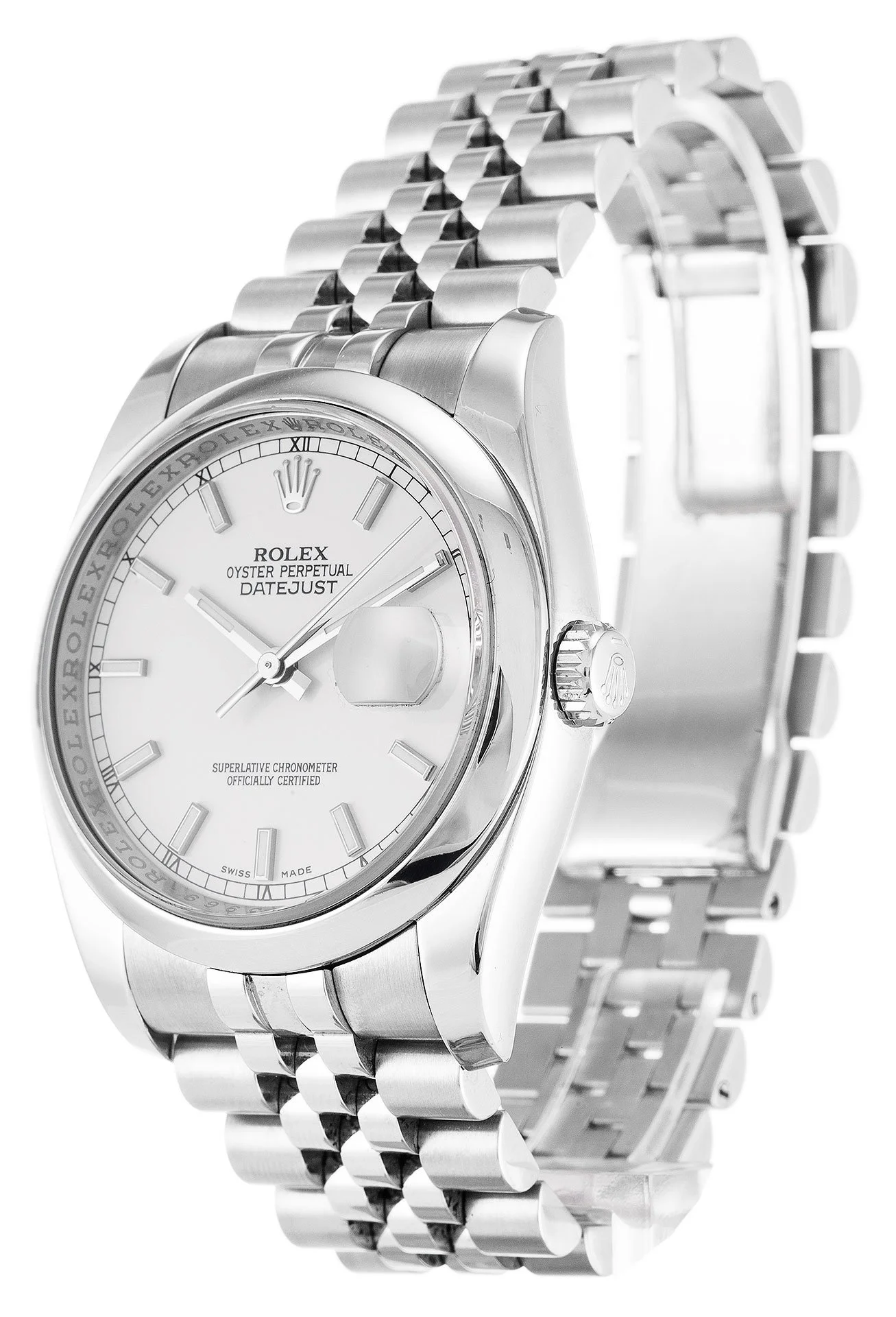Rolex Datejust 36mm White Dial 116200 - view 3